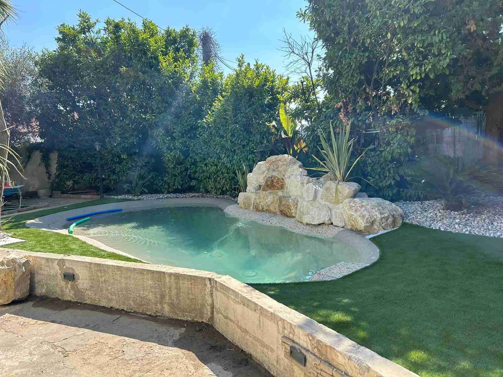 Détail piscine lagon