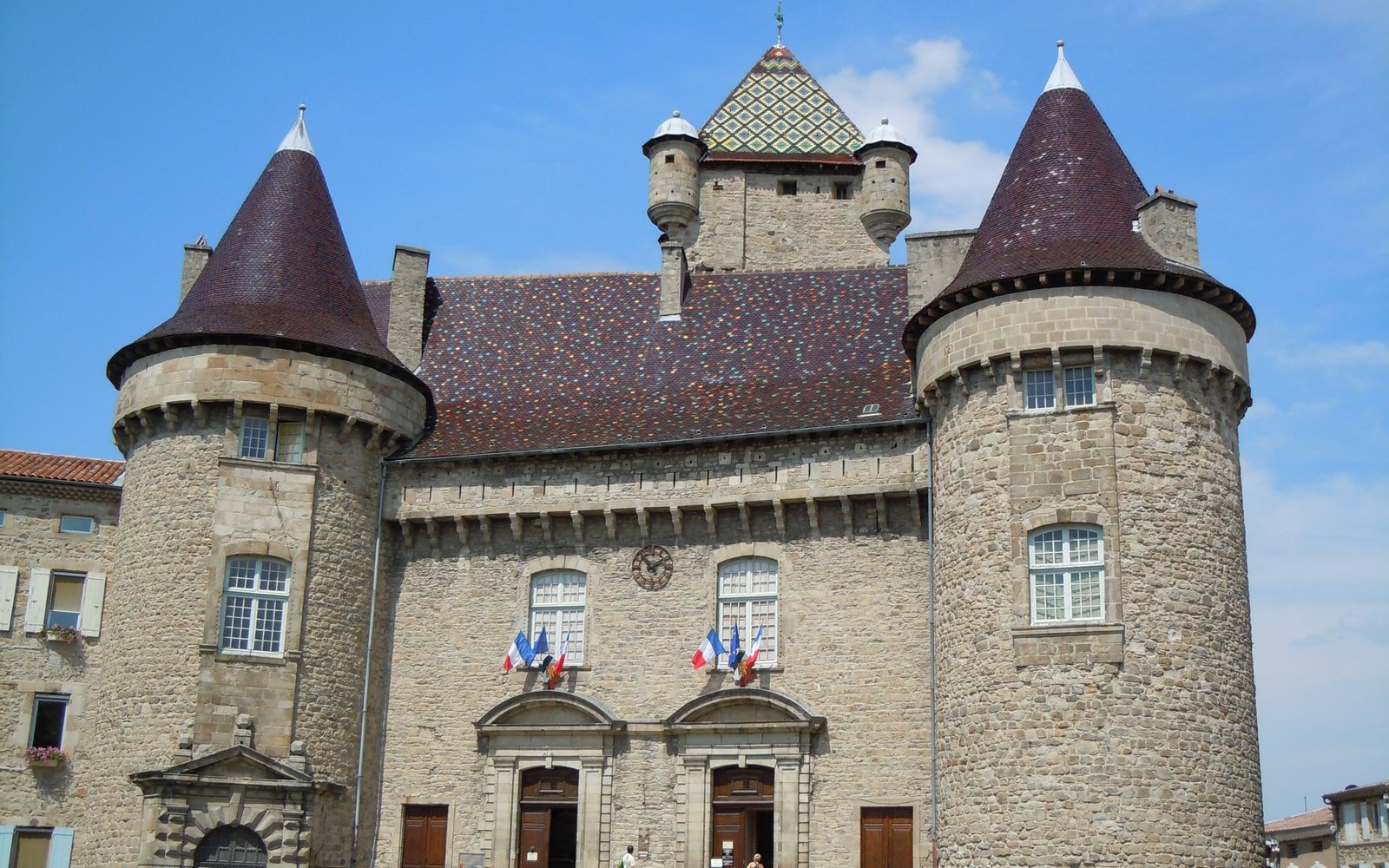Le château d'Aubenas
